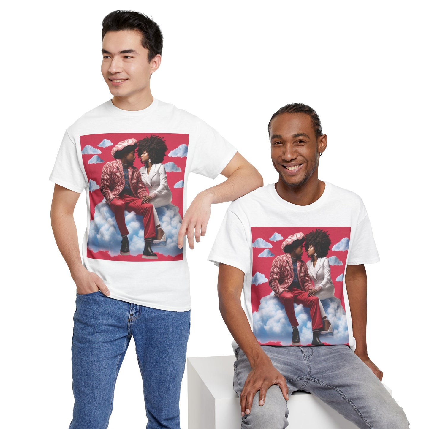 Iconic Luv| Couples| Unisex Heavy Cotton Tee