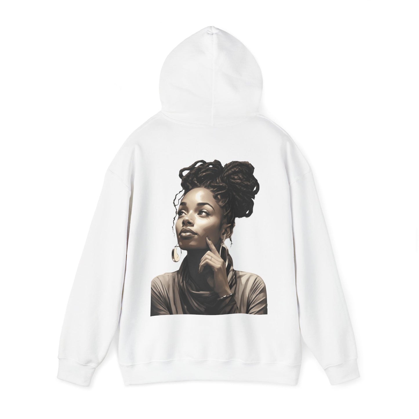 A Woman's Thoughts| Inspirational Woman| Unisex Heavy Blend™ Hooded Sweatshirt
