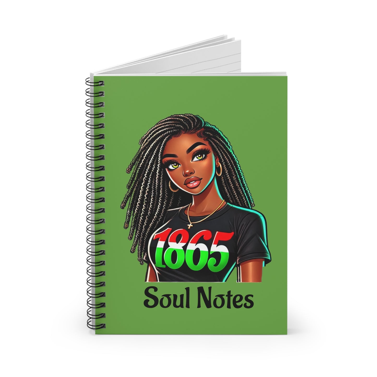 Soul Notes Spiral Notebook - 1865 Inspired Design for Creative Minds