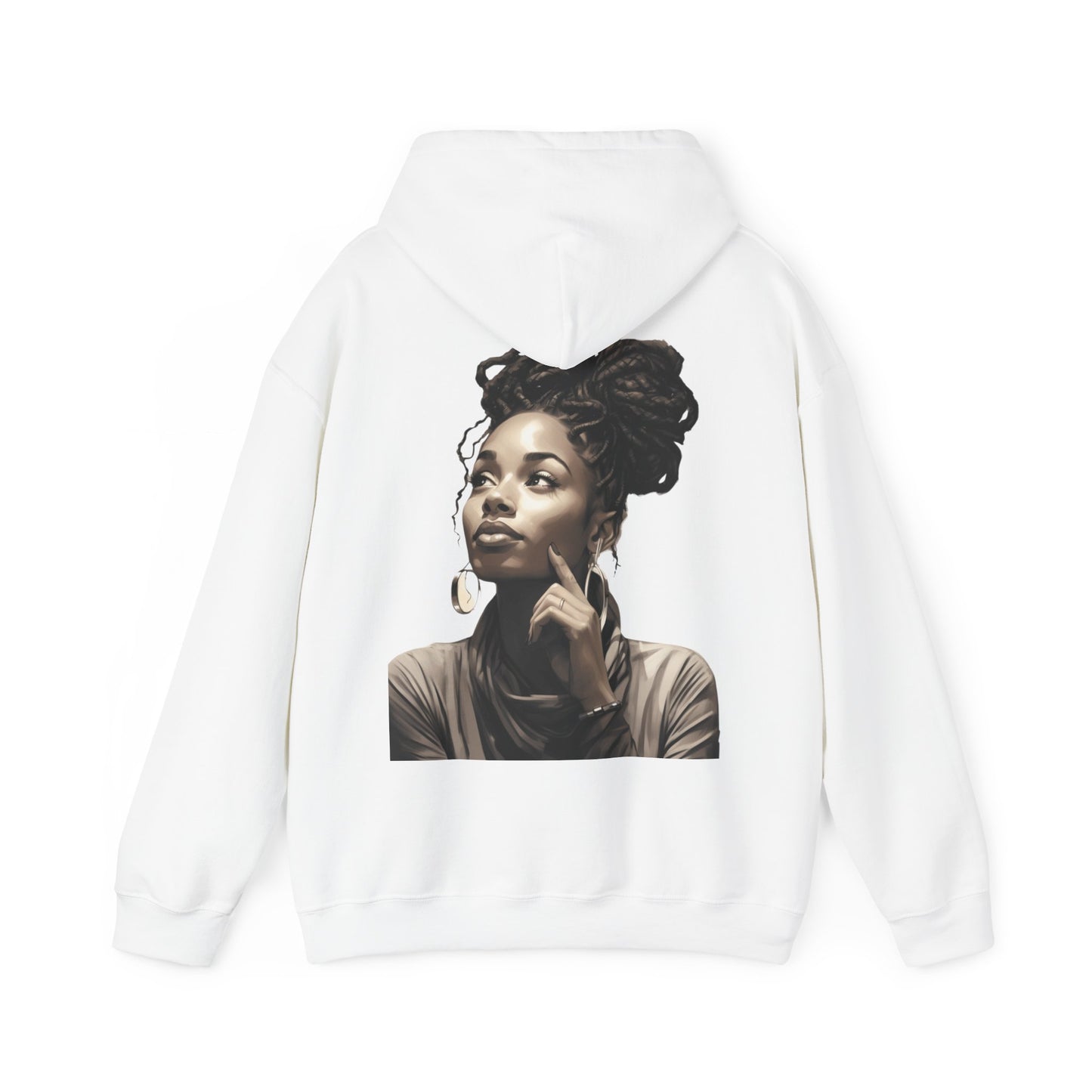 A Woman's Thoughts| Inspirational Woman| Unisex Heavy Blend™ Hooded Sweatshirt