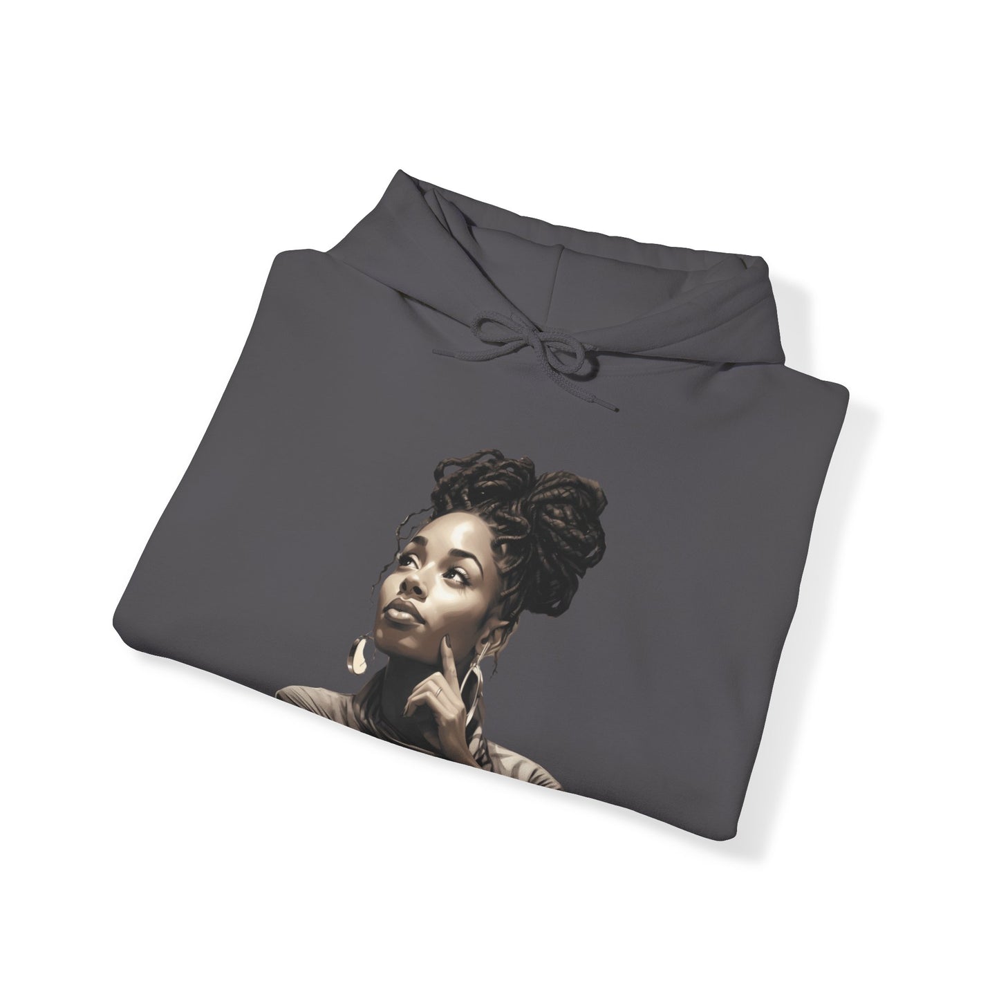 A Woman's Thoughts| Inspirational Woman| Unisex Heavy Blend™ Hooded Sweatshirt