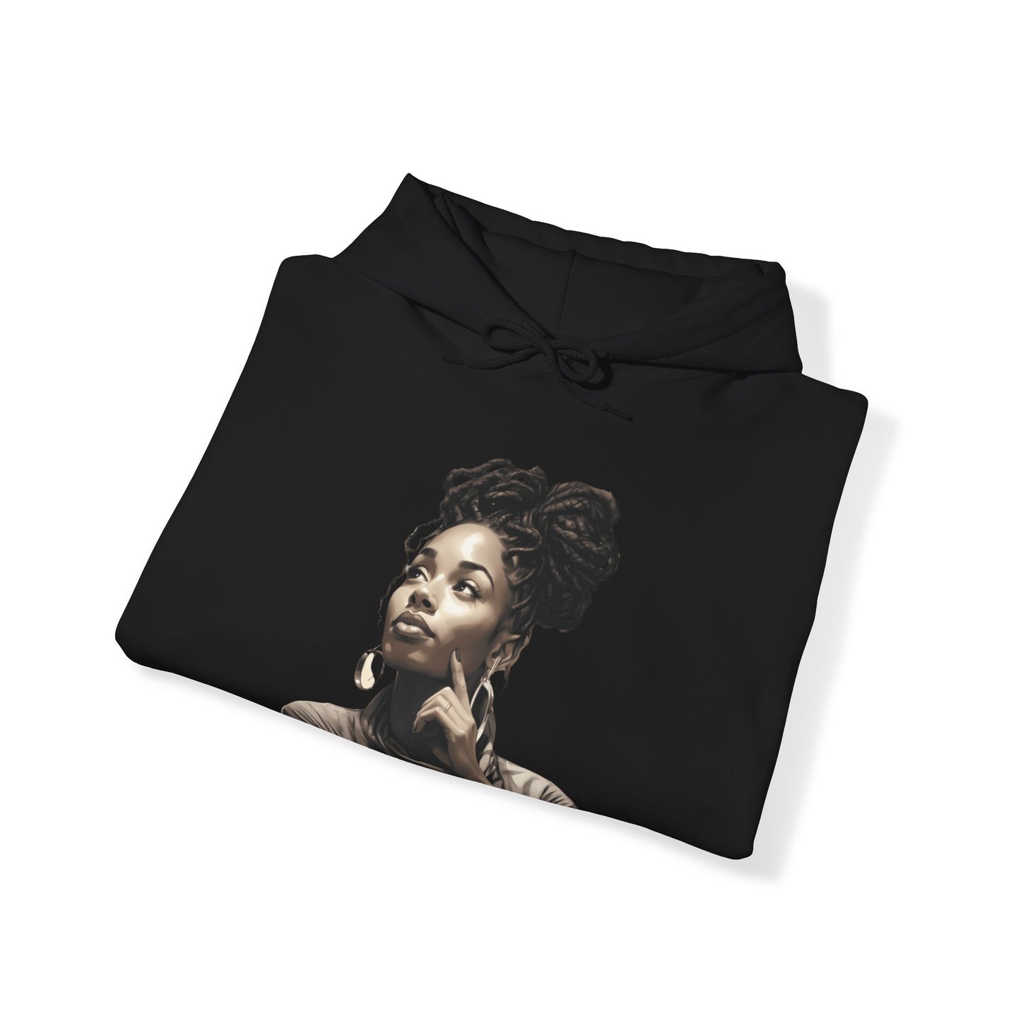 A Woman's Thoughts| Inspirational Woman| Unisex Heavy Blend™ Hooded Sweatshirt