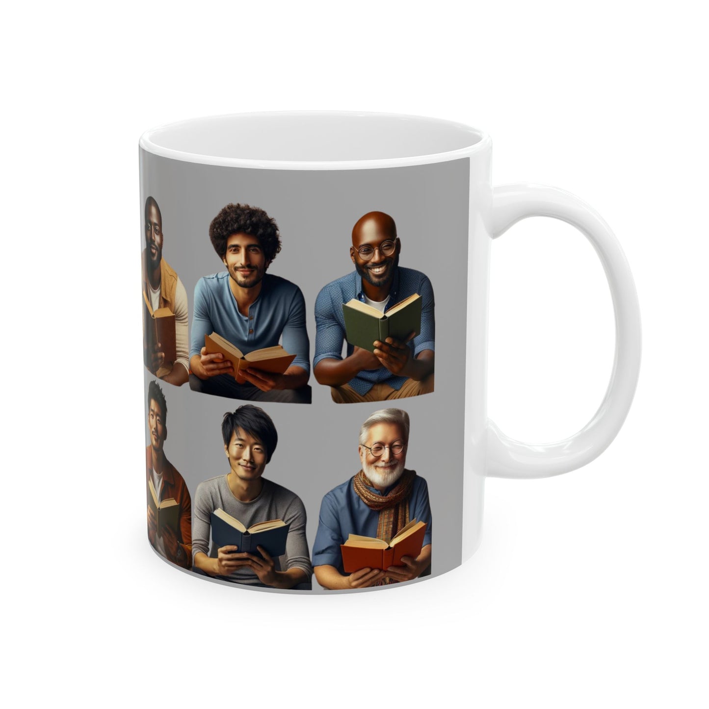 Literary Friends Ceramic Mug - Perfect for Book Lovers