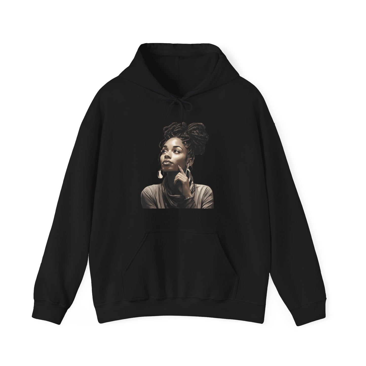 A Woman's Thoughts| Inspirational Woman| Unisex Heavy Blend™ Hooded Sweatshirt