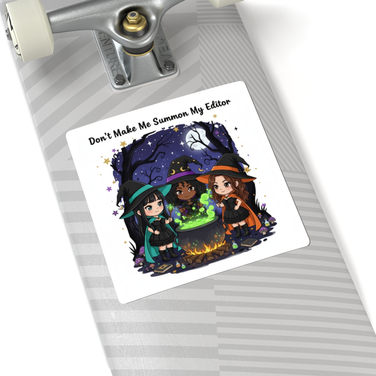 Don’t Make Me Summon My Editor Kiss-Cut Stickers | Perfect for Halloween Decor| Editor Gifts |Journal Accents| Laptop Decals