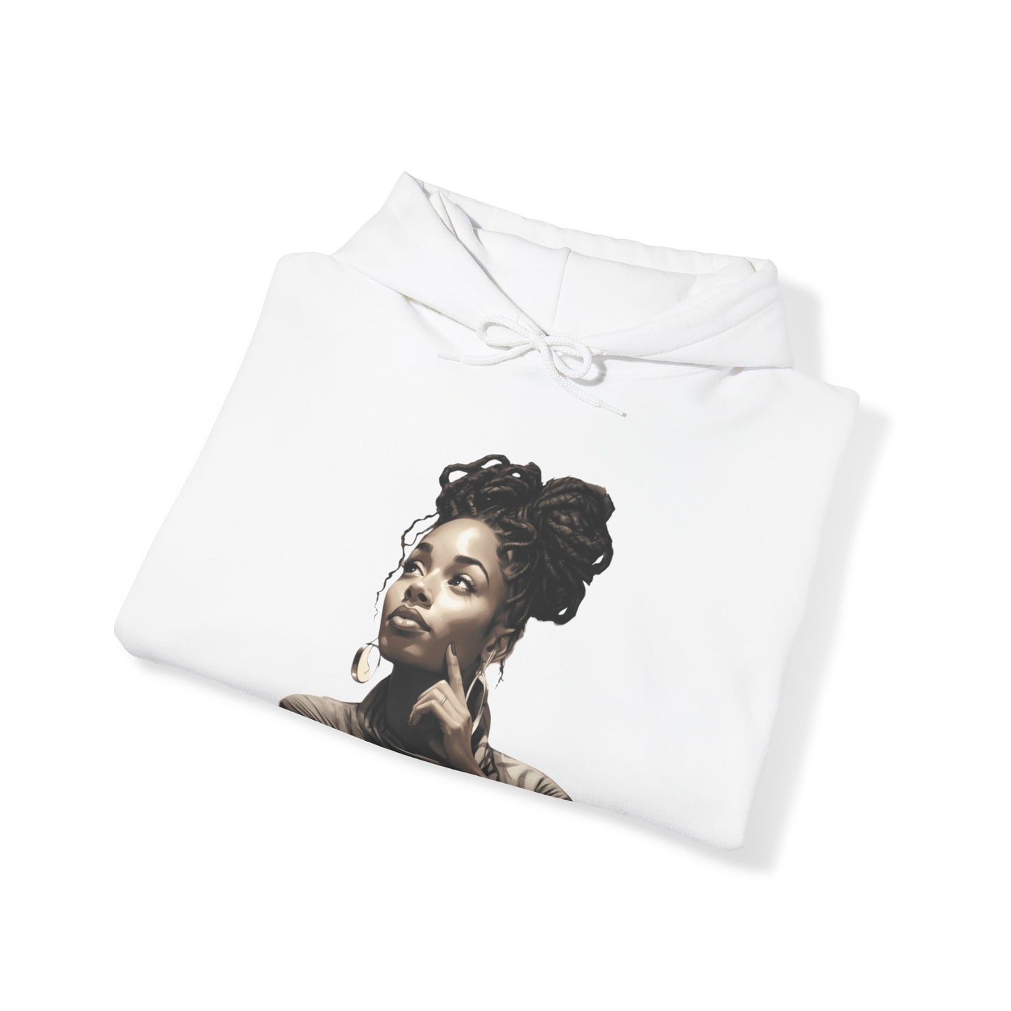 A Woman's Thoughts| Inspirational Woman| Unisex Heavy Blend™ Hooded Sweatshirt