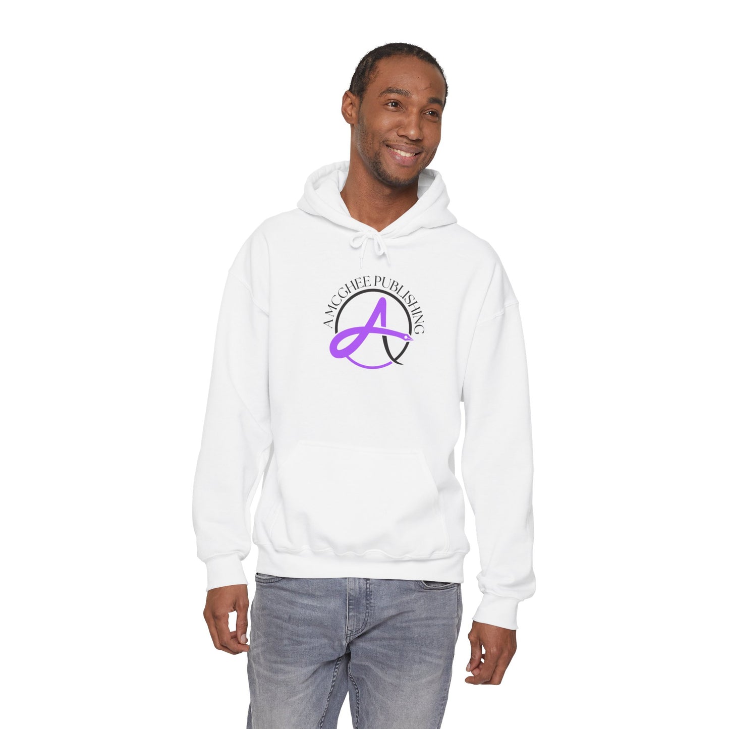 Hoodie — A McGhee Publishing Logo Pullover (White)