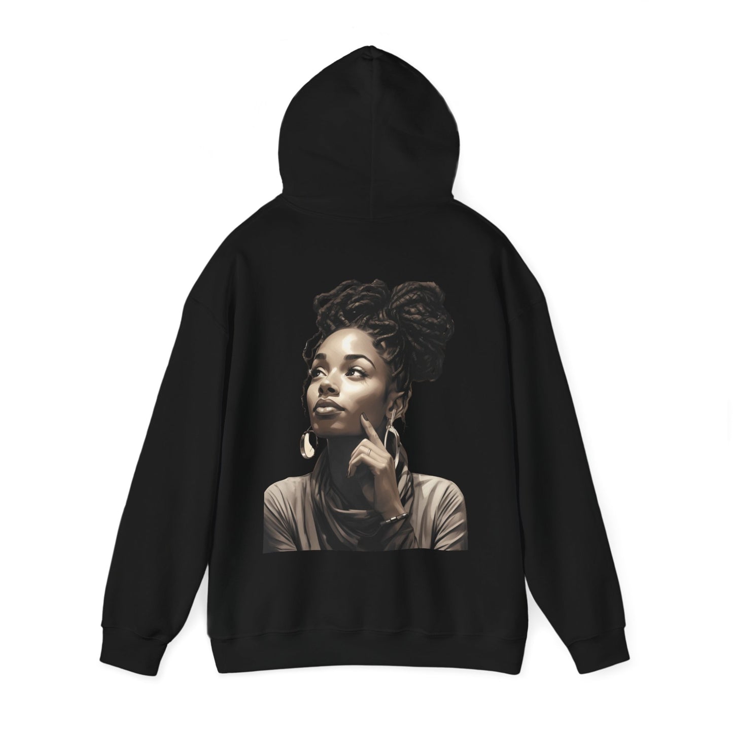 A Woman's Thoughts| Inspirational Woman| Unisex Heavy Blend™ Hooded Sweatshirt