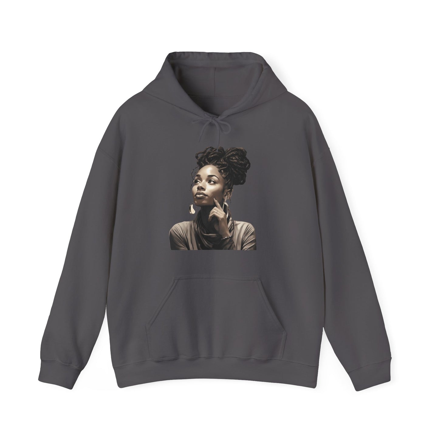 A Woman's Thoughts| Inspirational Woman| Unisex Heavy Blend™ Hooded Sweatshirt