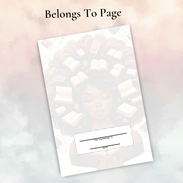 Book Lovers Reading Log