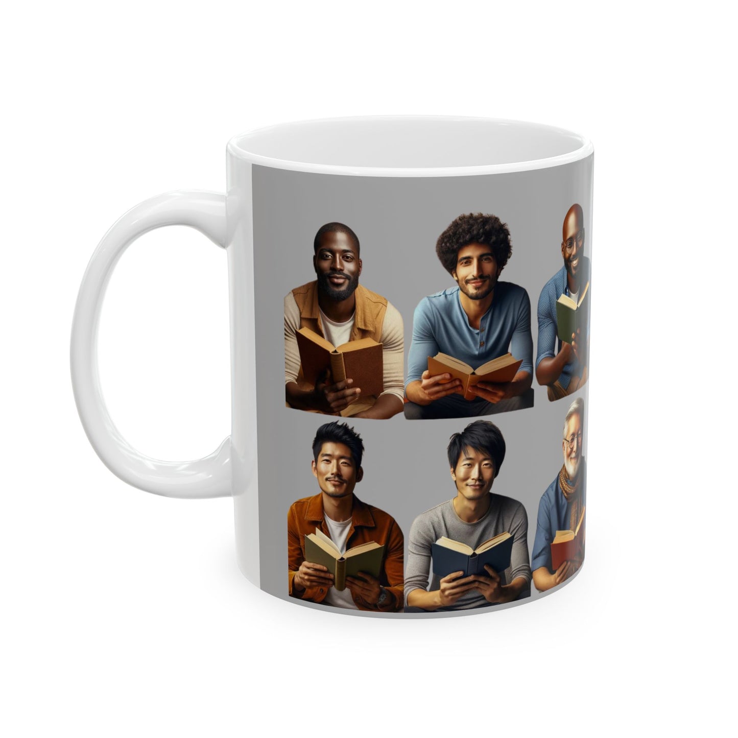 Literary Friends Ceramic Mug - Perfect for Book Lovers