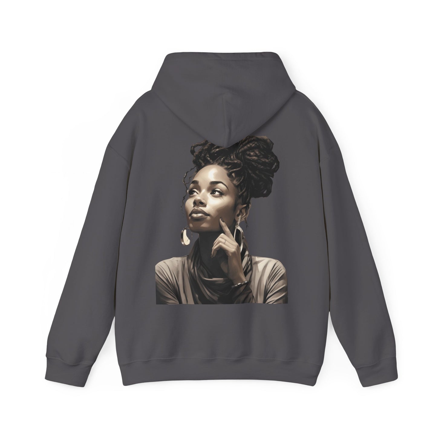A Woman's Thoughts| Inspirational Woman| Unisex Heavy Blend™ Hooded Sweatshirt