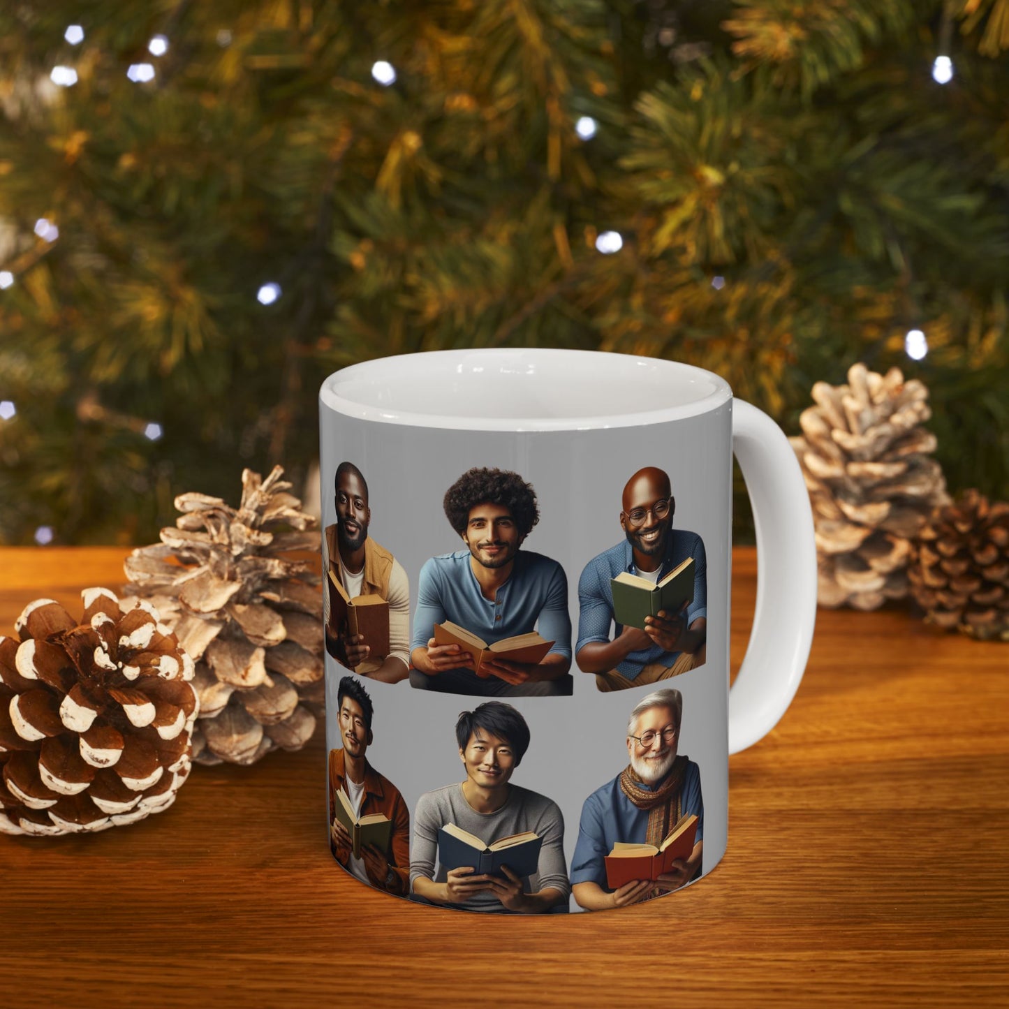 Literary Friends Ceramic Mug - Perfect for Book Lovers