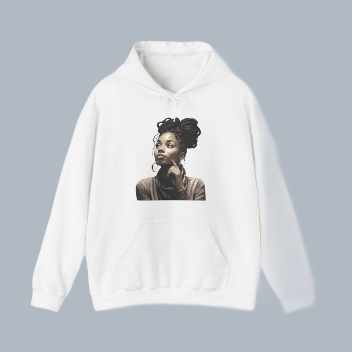 A Woman's Thoughts| Inspirational Woman| Unisex Heavy Blend™ Hooded Sweatshirt