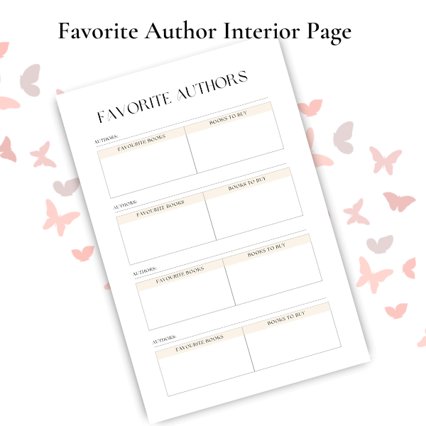 Book Lovers Reading Log