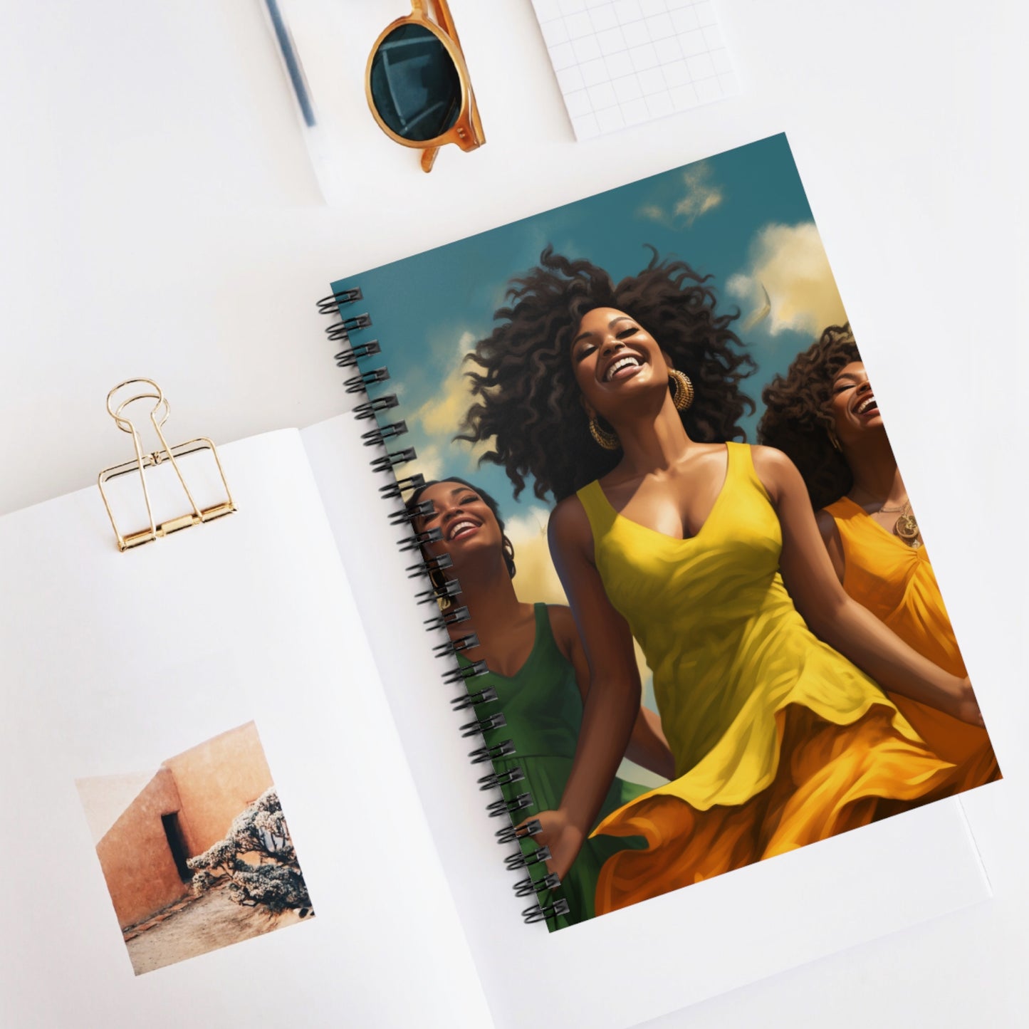 Radiant Harmony Spiral Notebook