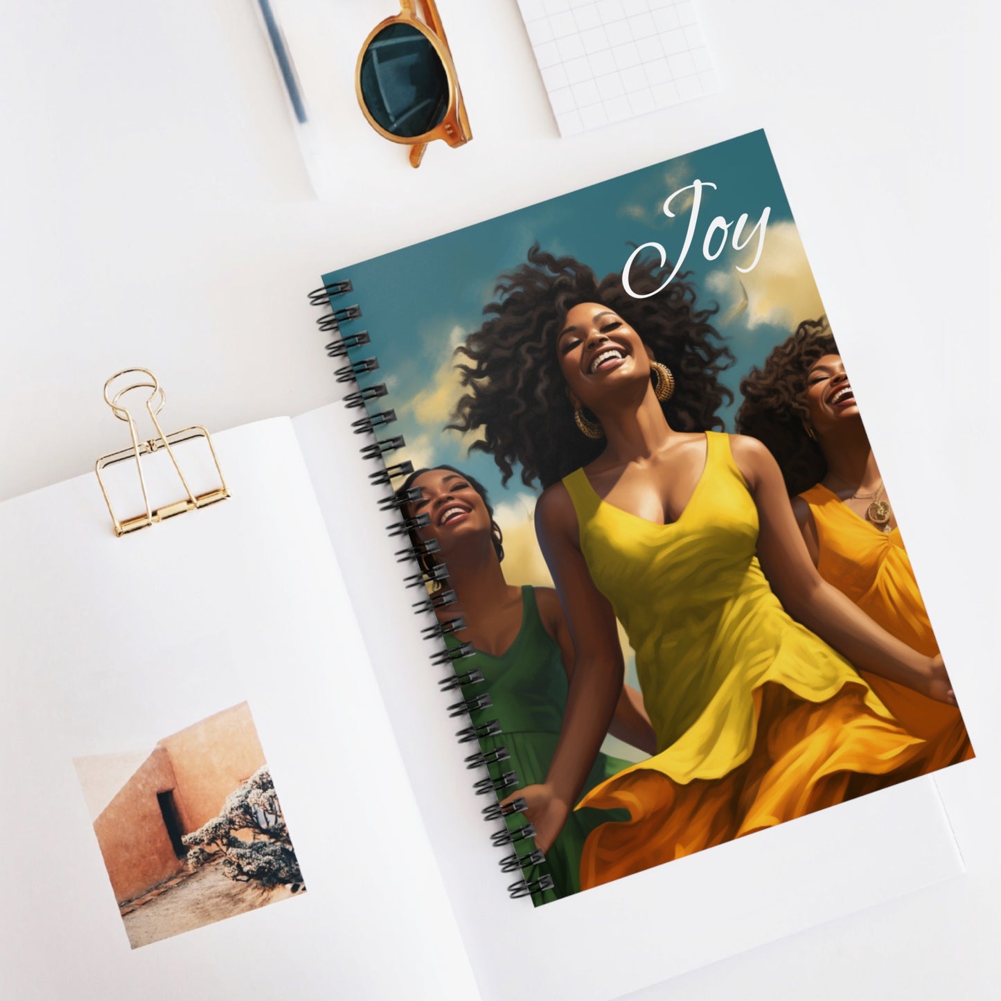 Radiant Harmony | Joy| Spiral Notebook