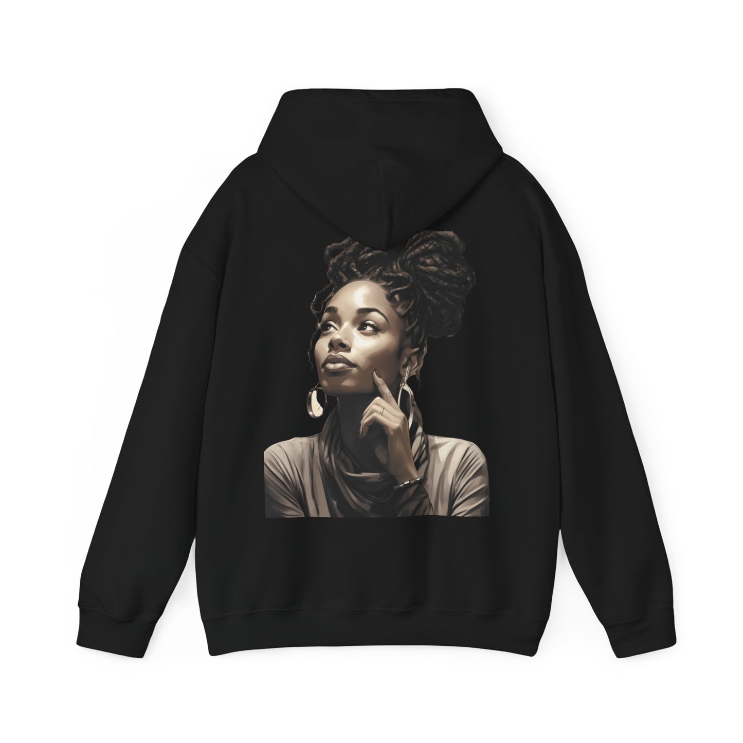 A Woman's Thoughts| Inspirational Woman| Unisex Heavy Blend™ Hooded Sweatshirt