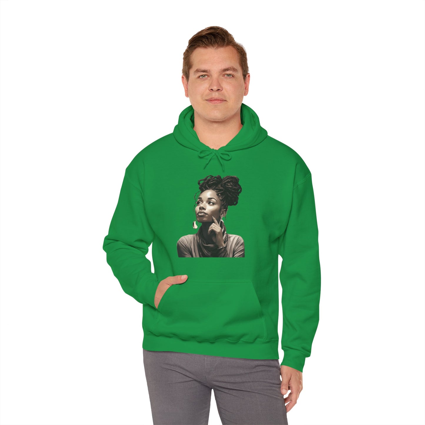 A Woman's Thoughts| Inspirational Woman| Unisex Heavy Blend™ Hooded Sweatshirt