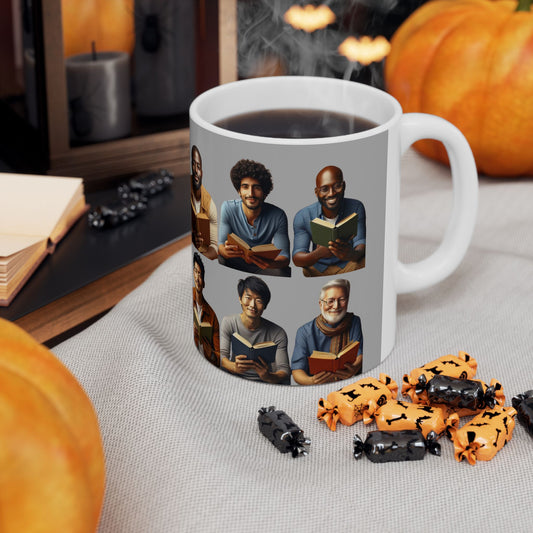 Literary Friends Ceramic Mug - Perfect for Book Lovers