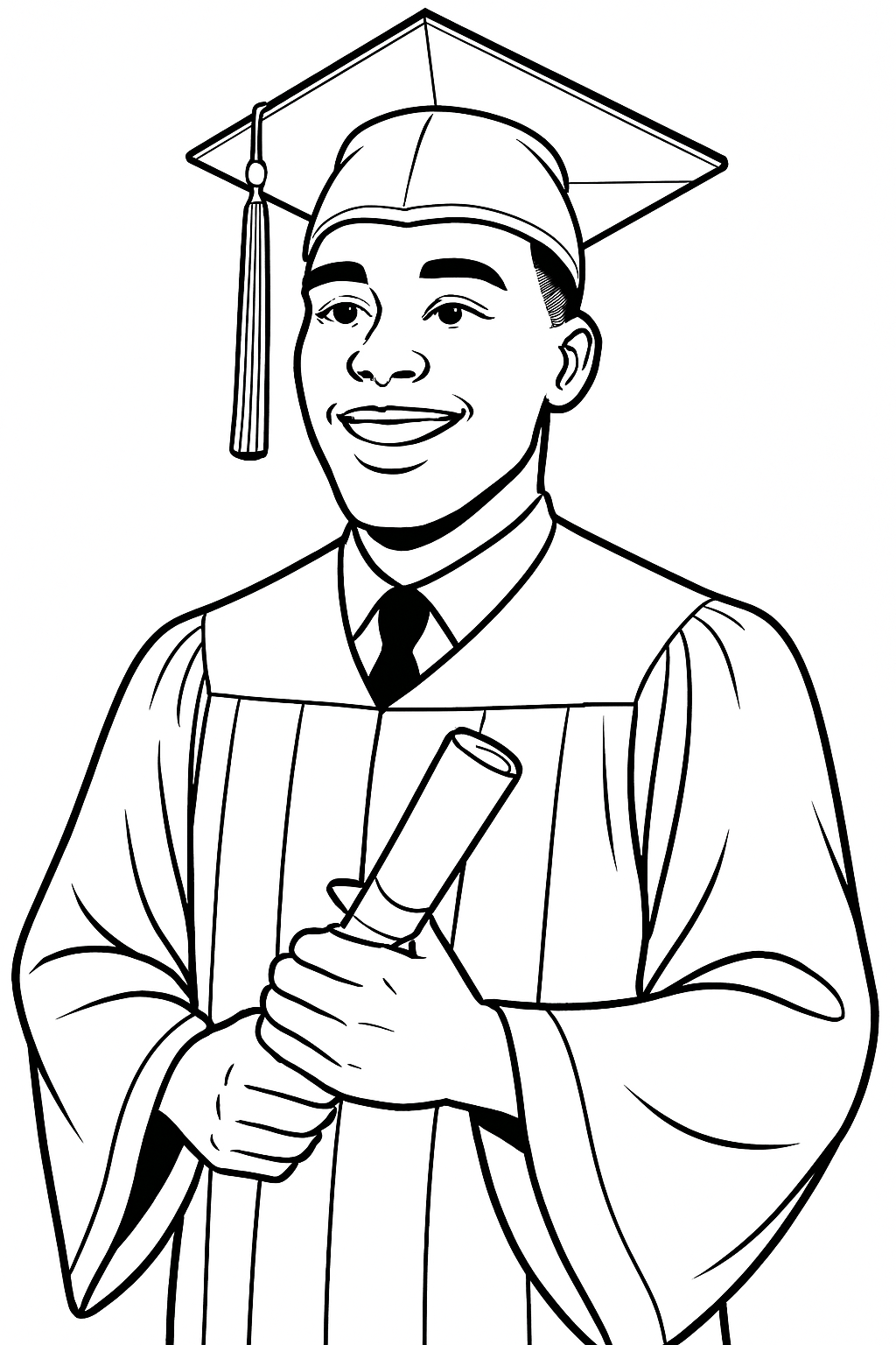 Cap, Gown, and Grit Coloring Book