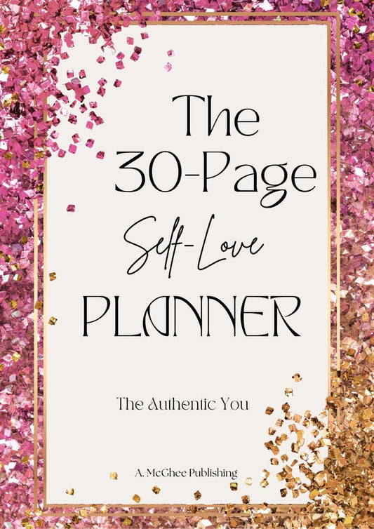 30-Page Self-Love Planner | Mindfulness, Mood Tracking & Daily Reflections