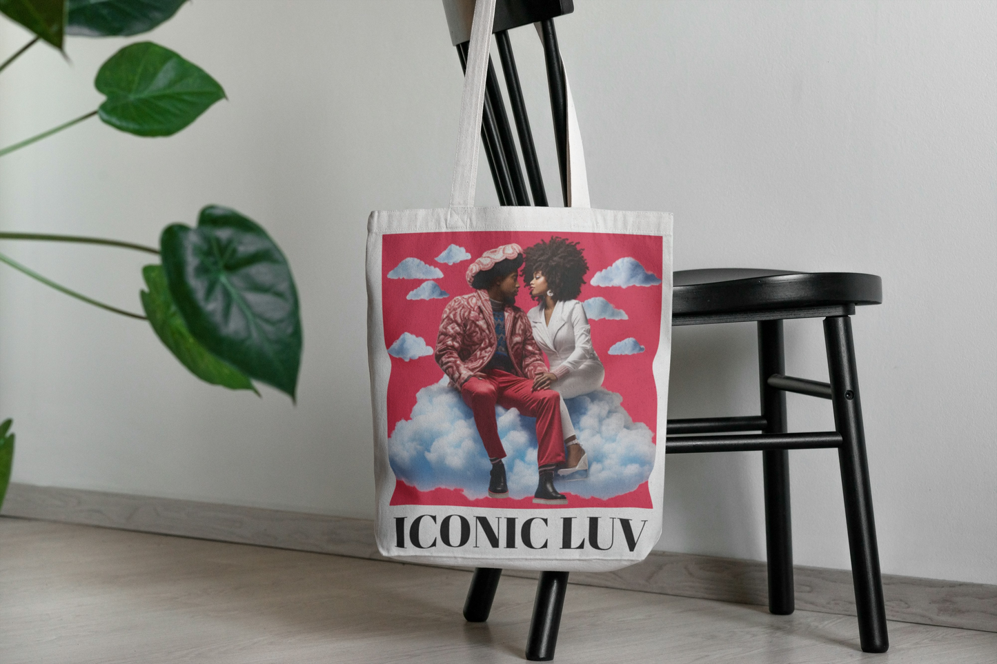 Iconic Luv| Black Love| | Tote Bag