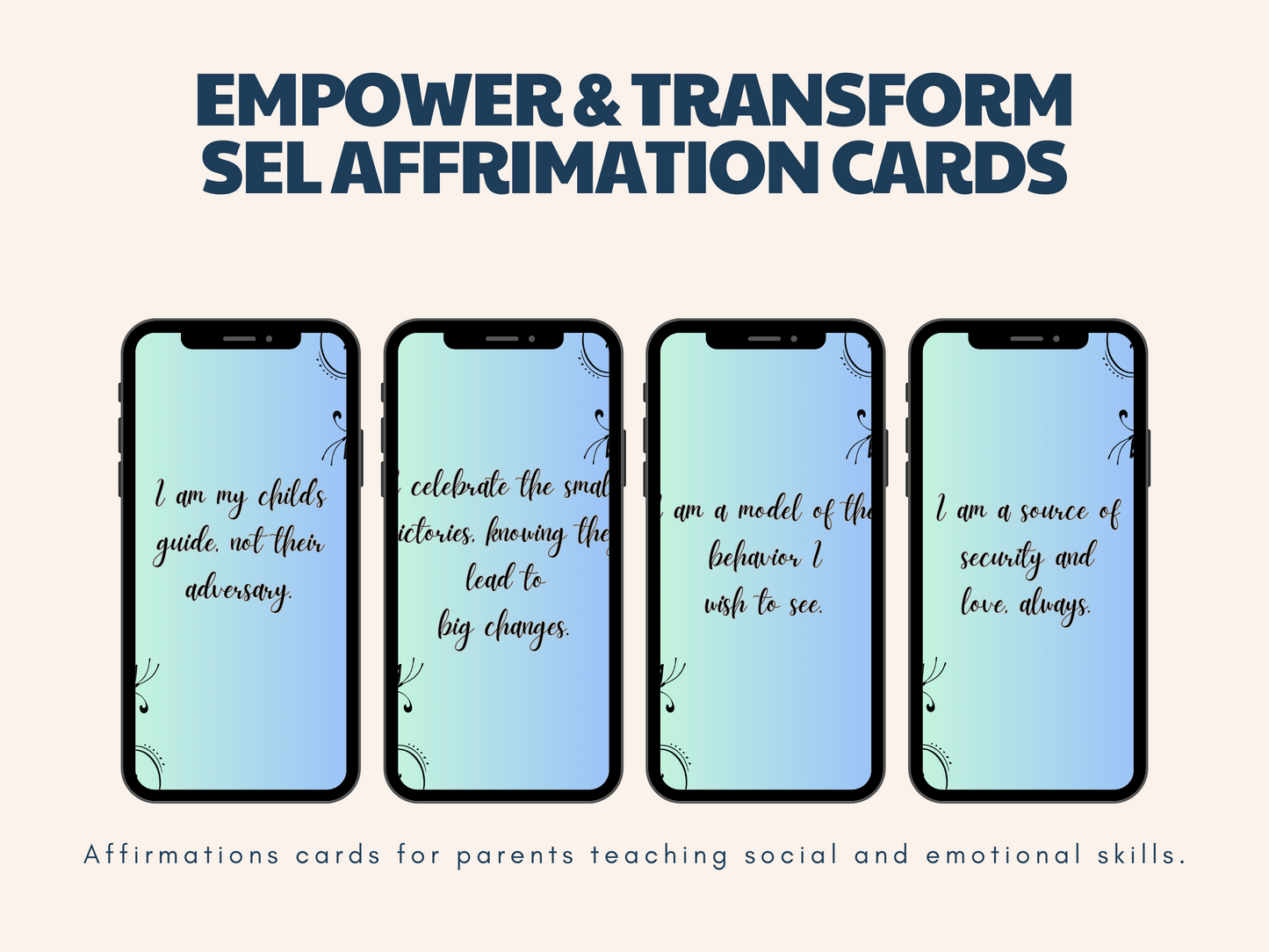 Social & Emotional Learning Affirmation Cards