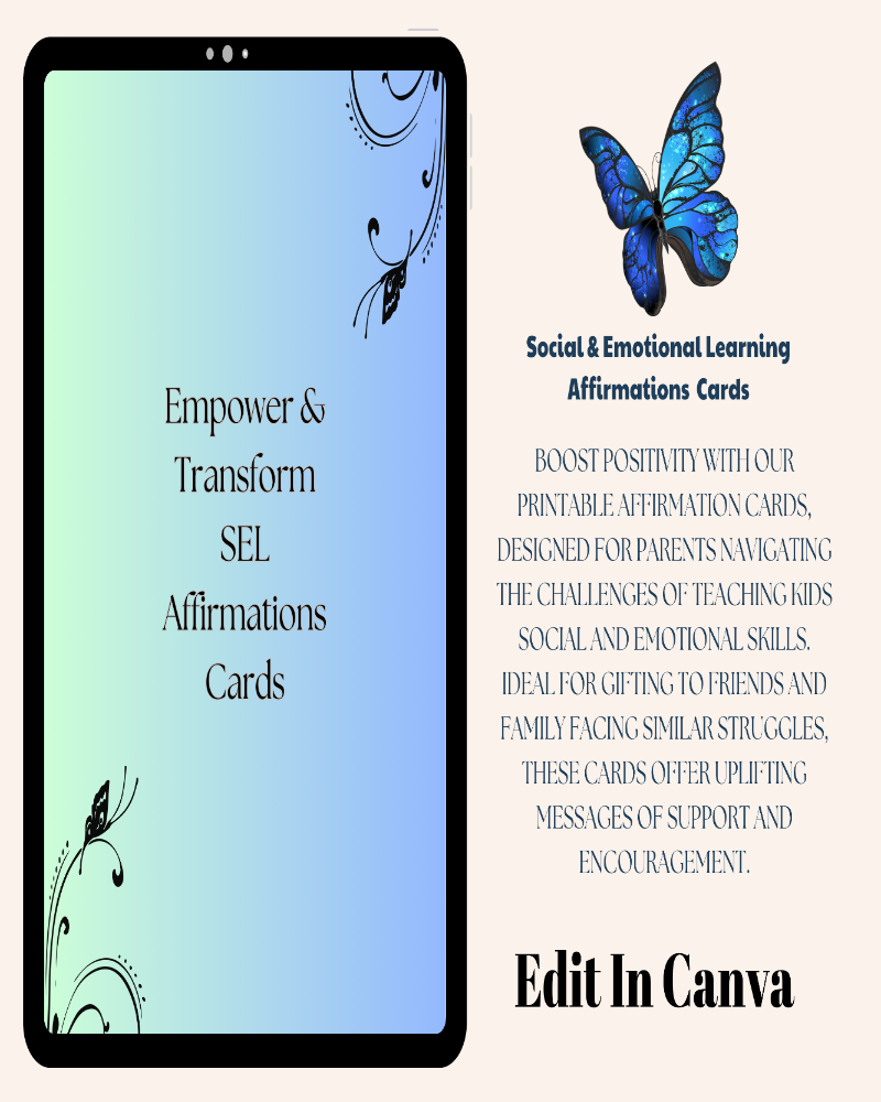 Social & Emotional Learning Affirmation Cards