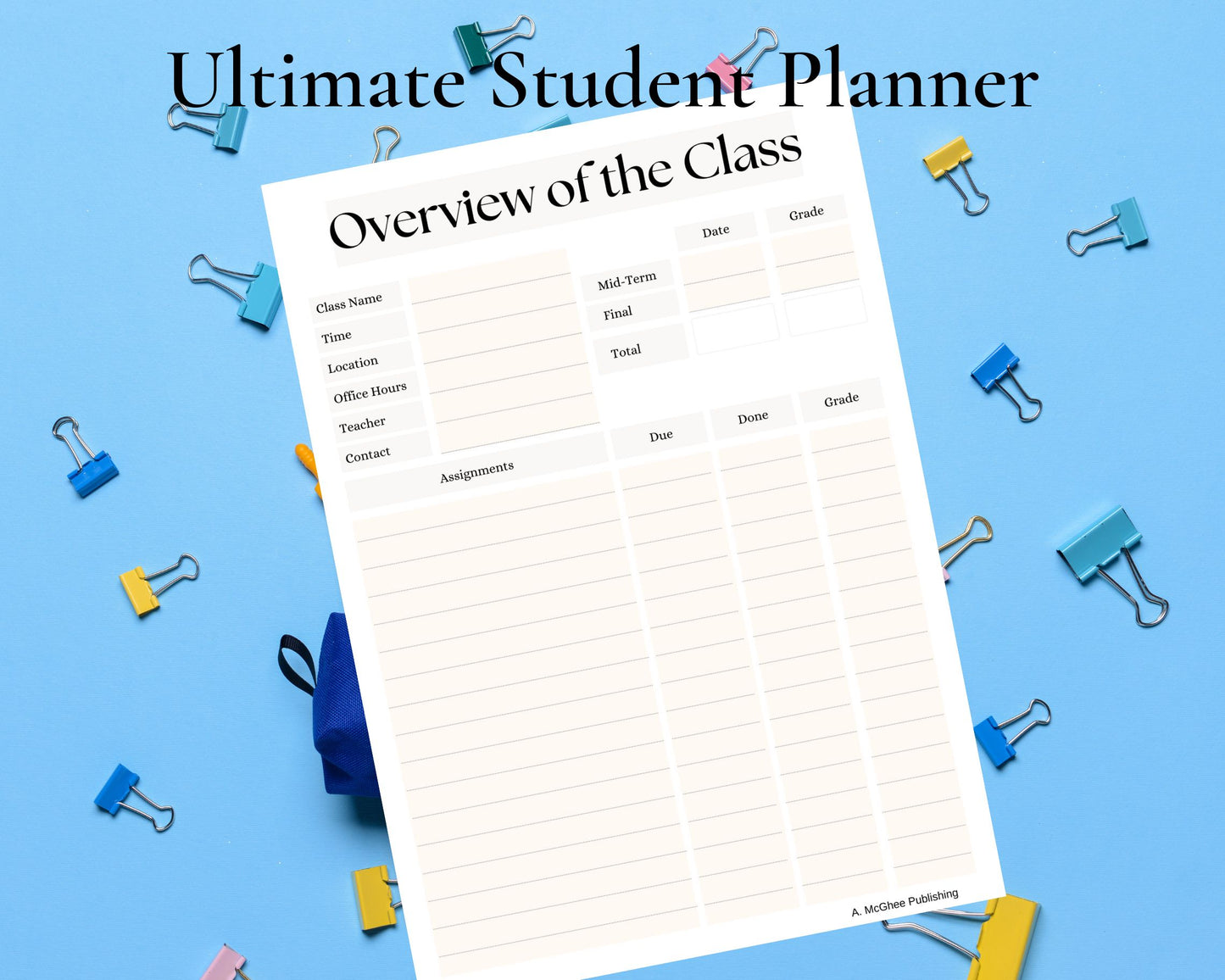 Ultimate Student Planner
