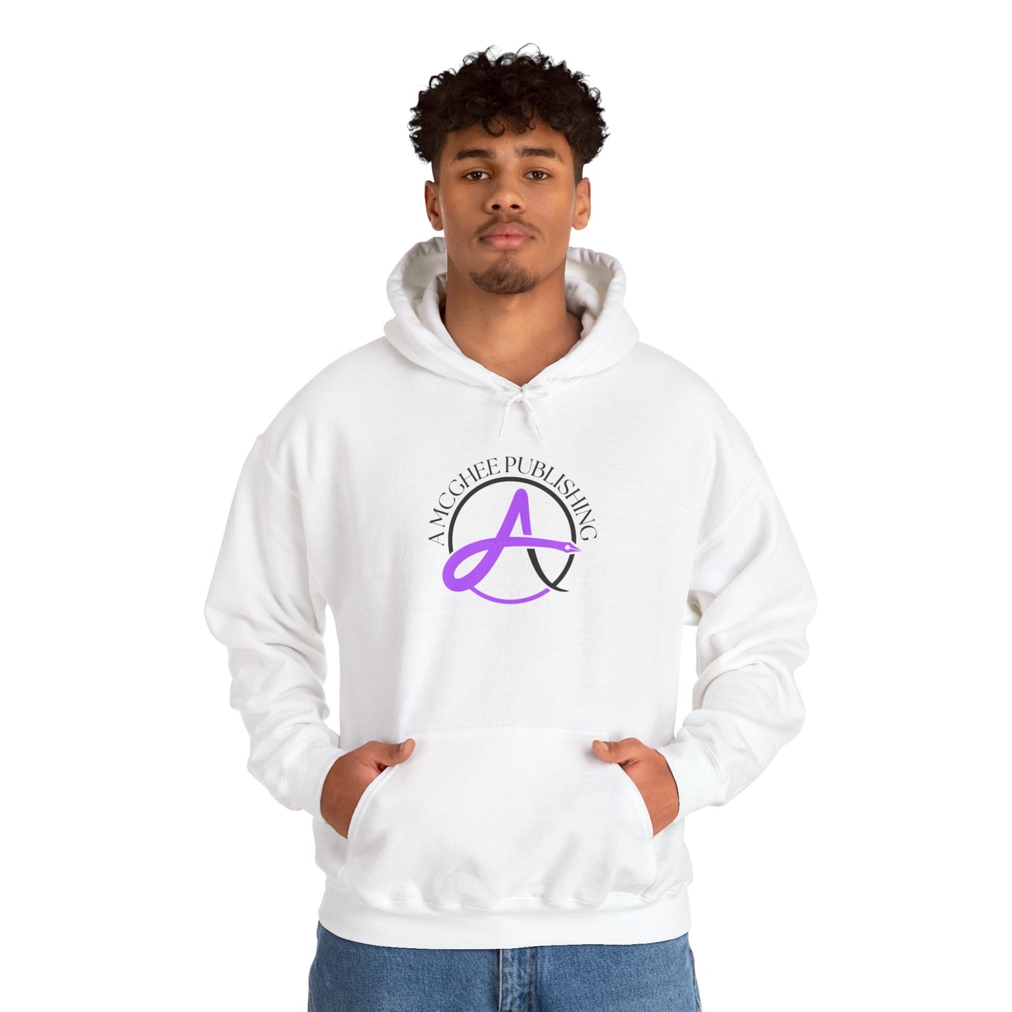 Hoodie — A McGhee Publishing Logo Pullover (White)