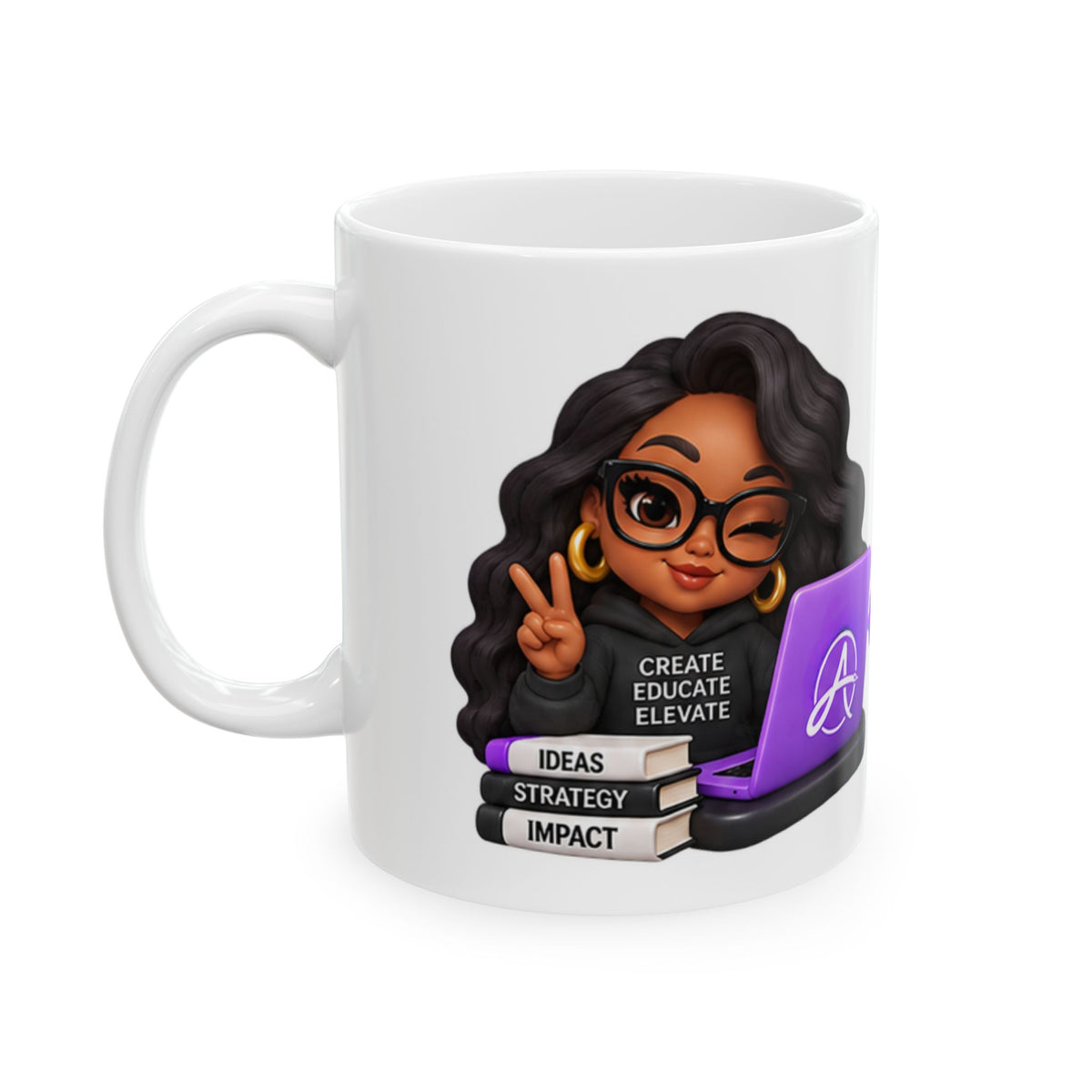 Areatae Consulting Group Empowered Entrepreneur Ceramic Mug — Ideas • Strategy • Impact | 11 oz & 15 oz