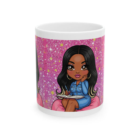 Mrs. Lady Read Ceramic Mug – Book Lover Coffee Cup for Writers, Readers & Authors | Cozy Reading Gift for Bookworms & Coffee Lovers