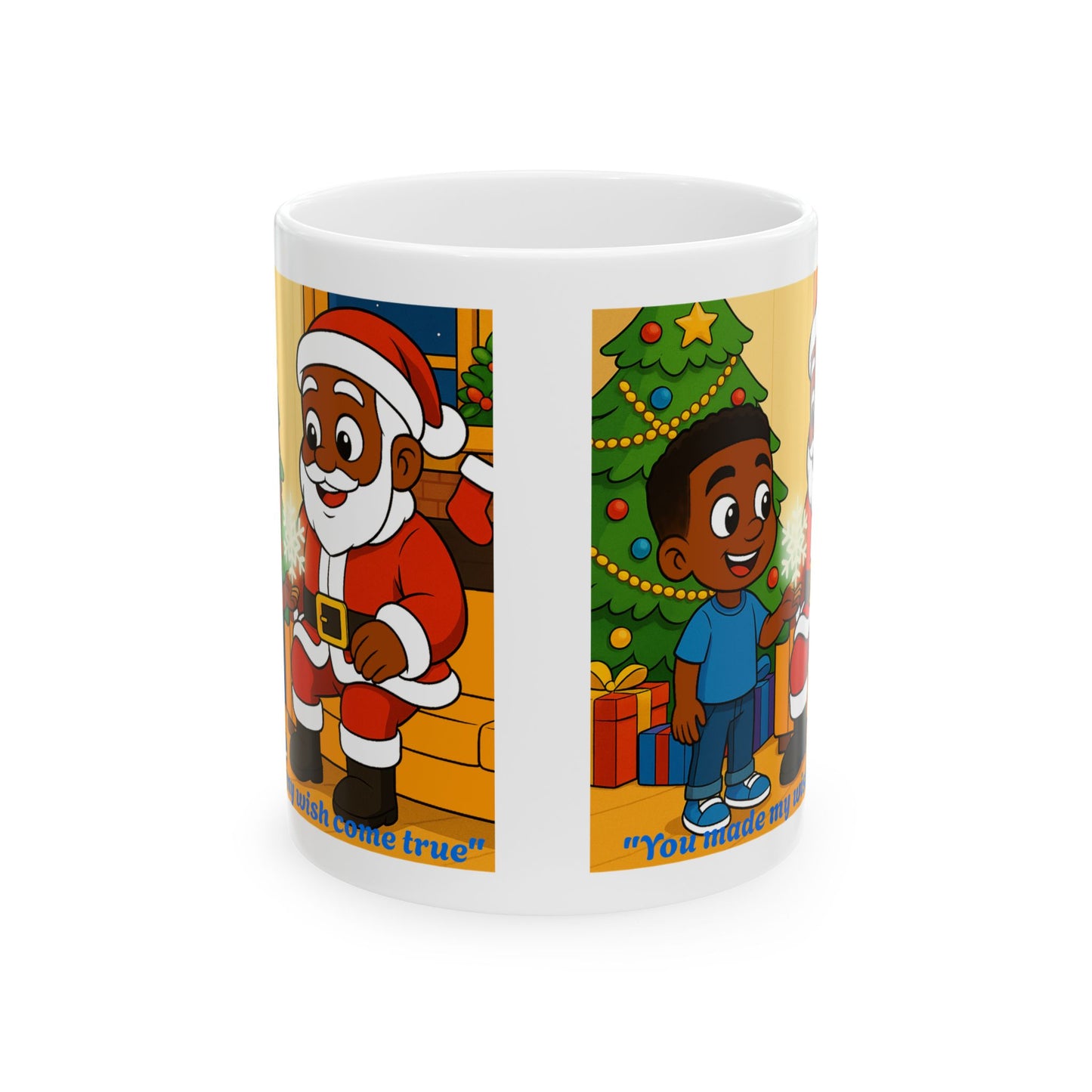 Shawn and the Christmas Wish Ceramic Mug — "You Made My Wish Come True" Holiday Mug (11oz)