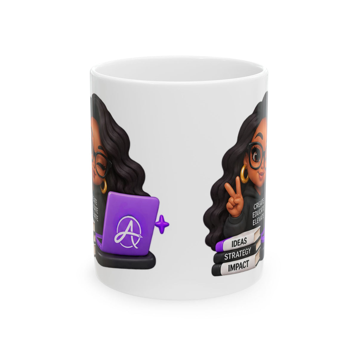 Areatae Consulting Group Empowered Entrepreneur Ceramic Mug — Ideas • Strategy • Impact | 11 oz & 15 oz