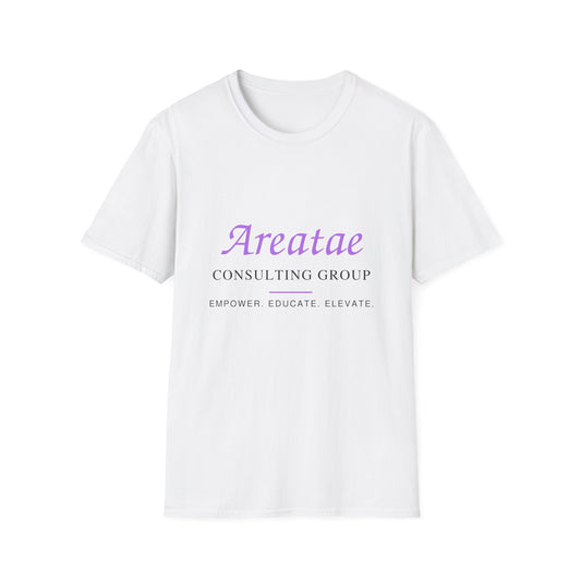 Areatae Consulting Group T-Shirt — "Empower Educate Elevate" Corporate Logo Tee