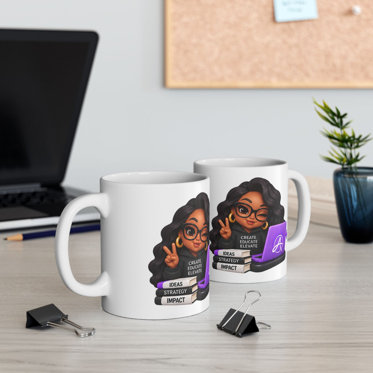 Areatae Consulting Group Empowered Entrepreneur Ceramic Mug — Ideas • Strategy • Impact | 11 oz & 15 oz