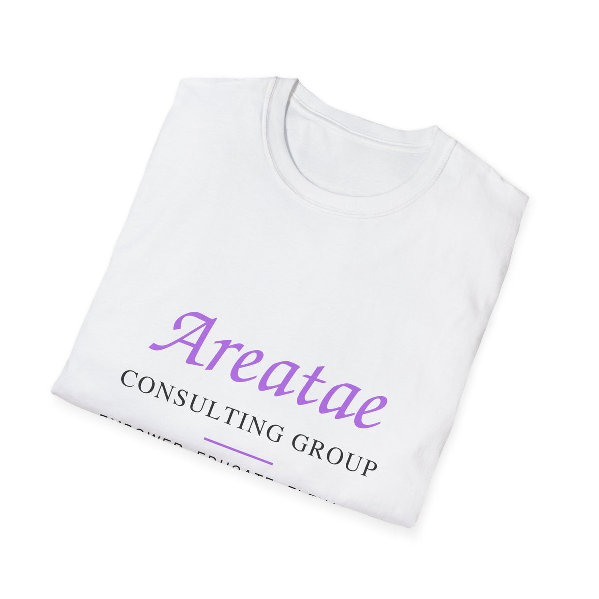 Areatae Consulting Group T-Shirt — "Empower Educate Elevate" Corporate Logo Tee