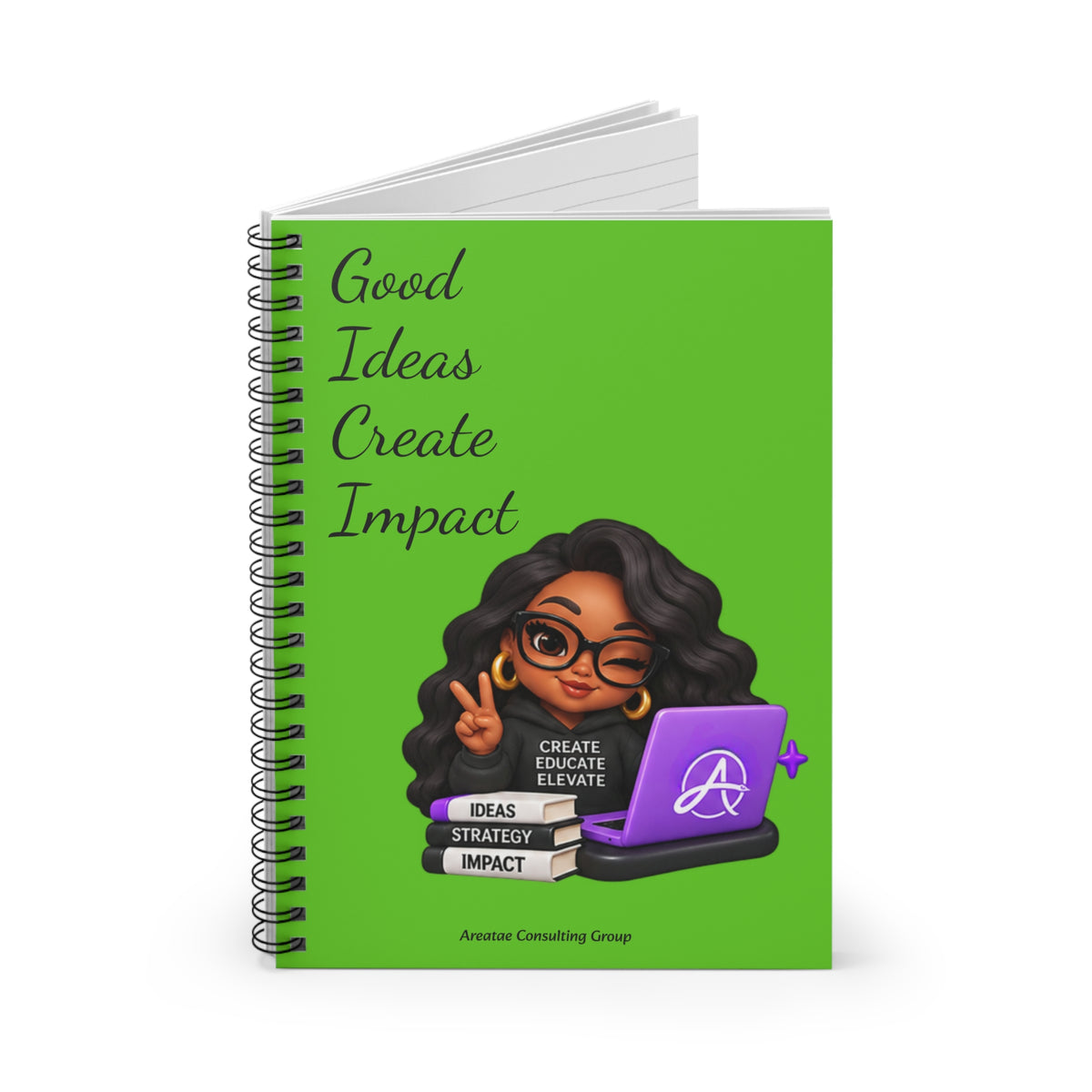 Dream. Write. Publish. Spiral Notebook — Journal for Writers