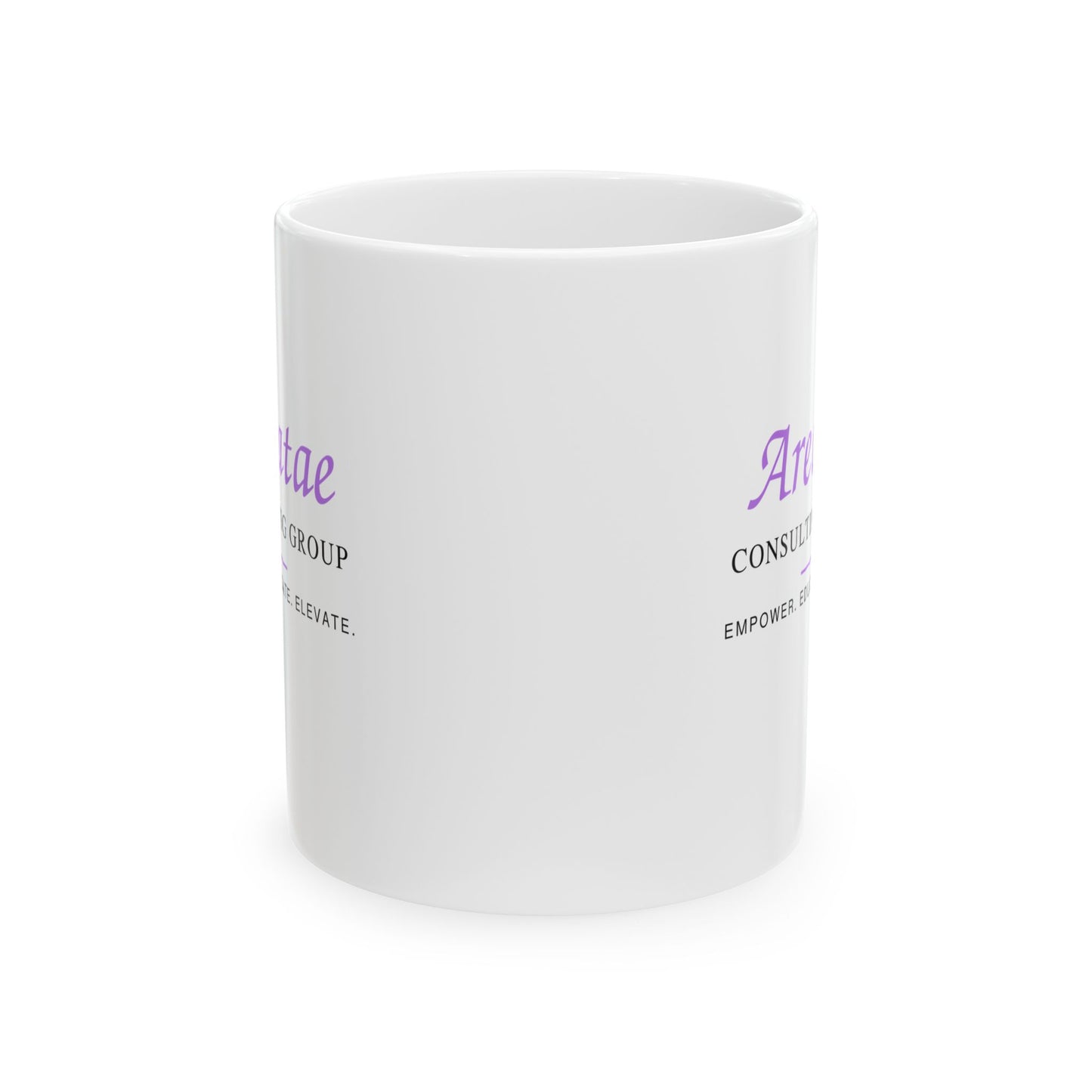 Areatae Consultanting Group Logo Ceramic Mug — Personalized Business Branding Coffee Cup (11oz, 15oz)