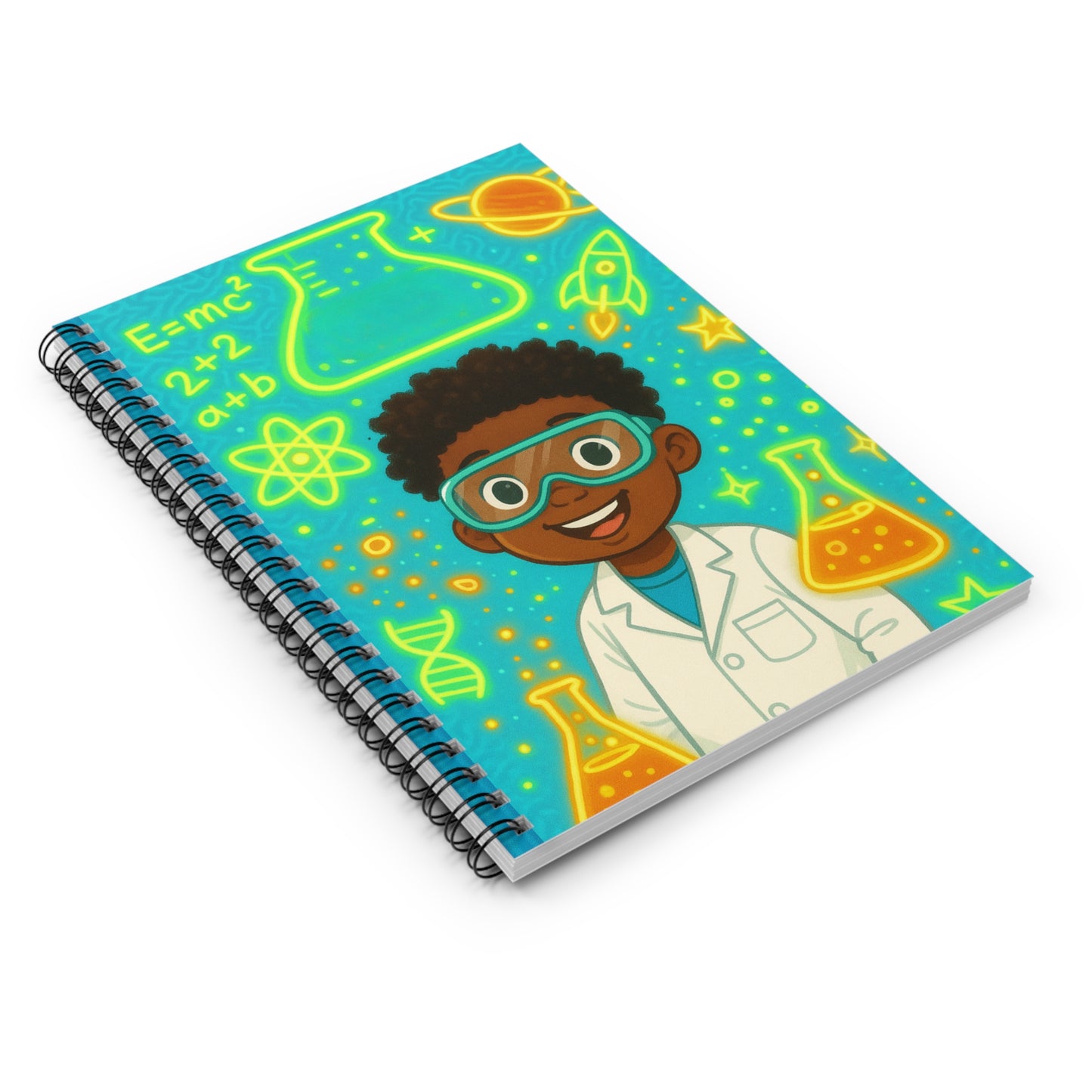 Science-Themed Spiral Notebook for Kids, Fun School Supplies, Educational Gifts, Back to School, Classroom Essentials, Science Lovers, [...]
