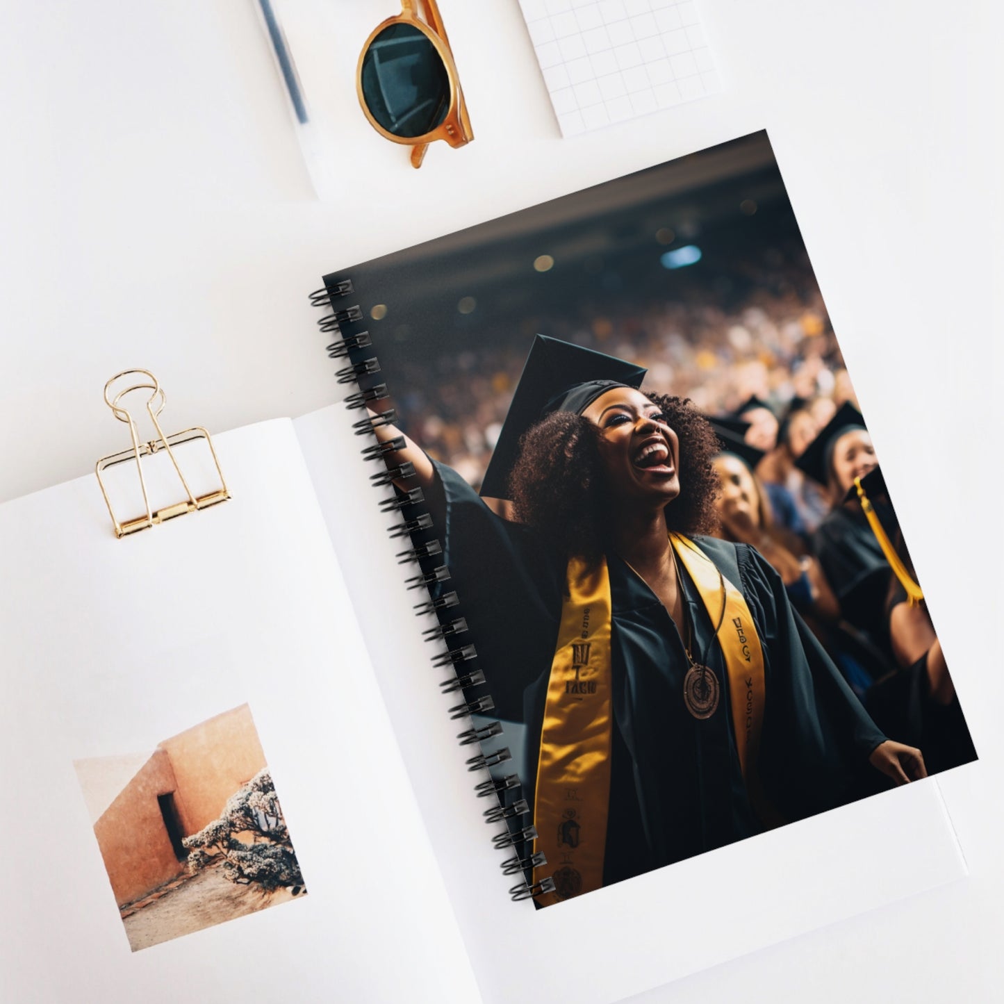 Joyful Graduation Spiral Notebook