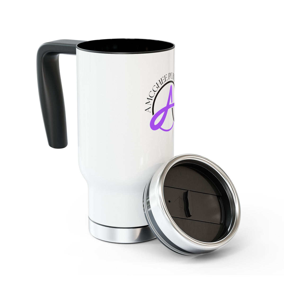 Travel Mug – A McGhee Publishing 14oz Stainless Steel Travel Mug with Handle