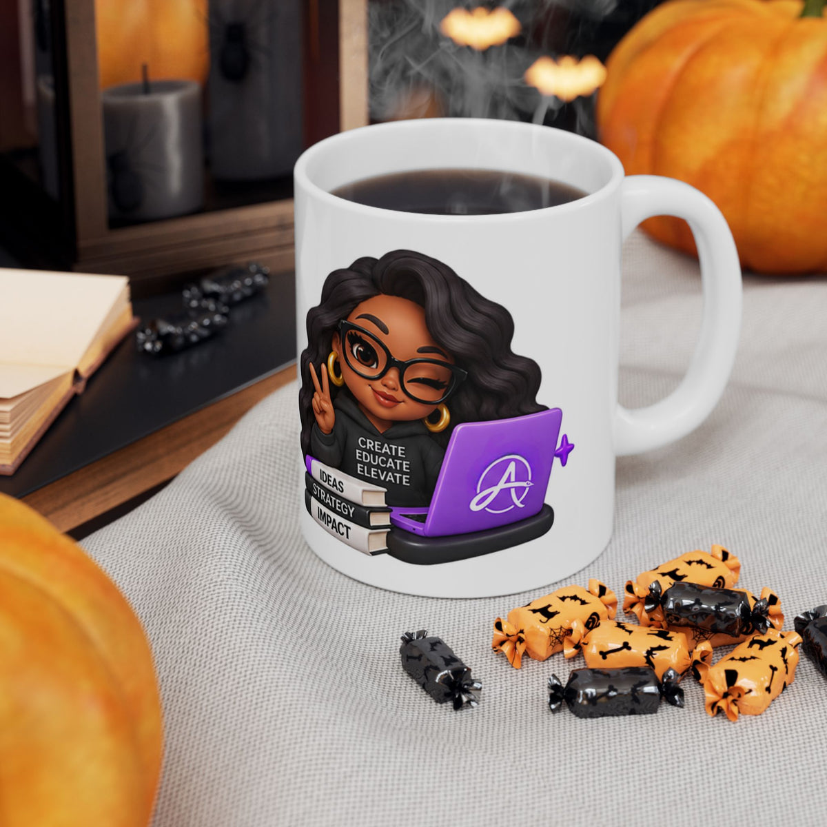 Areatae Consulting Group Empowered Entrepreneur Ceramic Mug — Ideas • Strategy • Impact | 11 oz & 15 oz
