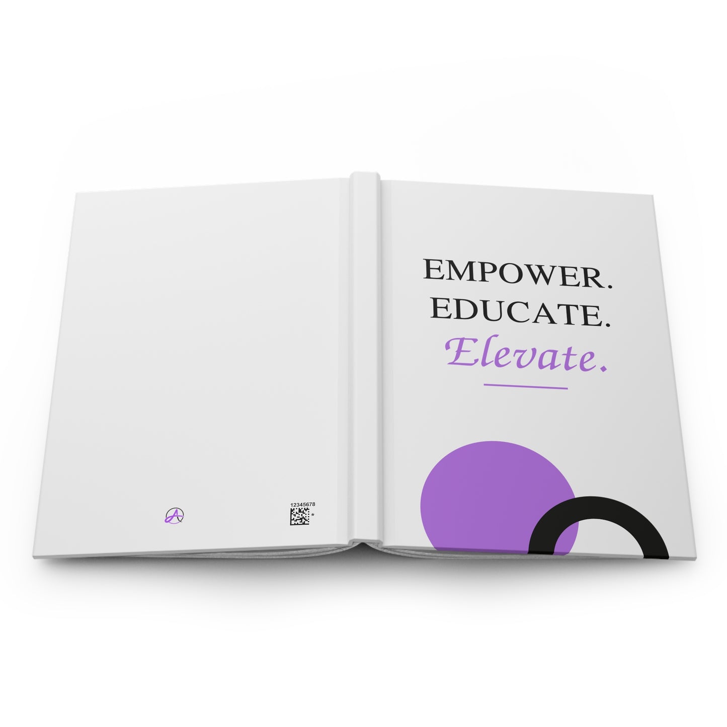 Empower. Educate. Elevate. Hardcover Journal
