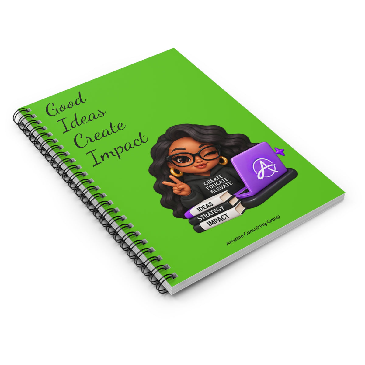 Dream. Write. Publish. Spiral Notebook — Journal for Writers