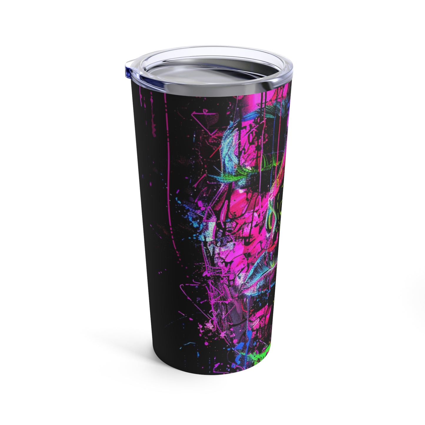 The Muse | Color-Dripping Ink| Portrait of a Woman|20 oz Tumbler