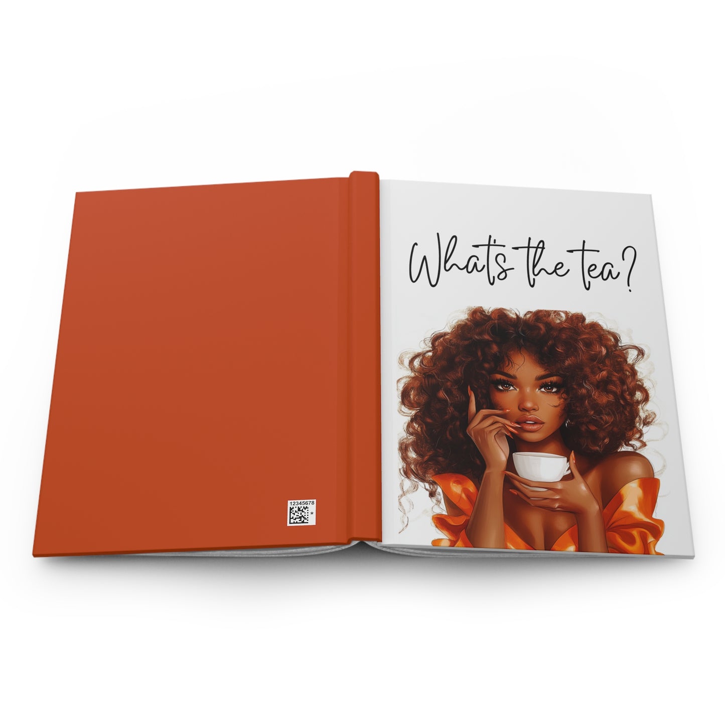 What's the Tea |Everyday Journal |Matte Hardcover Journal