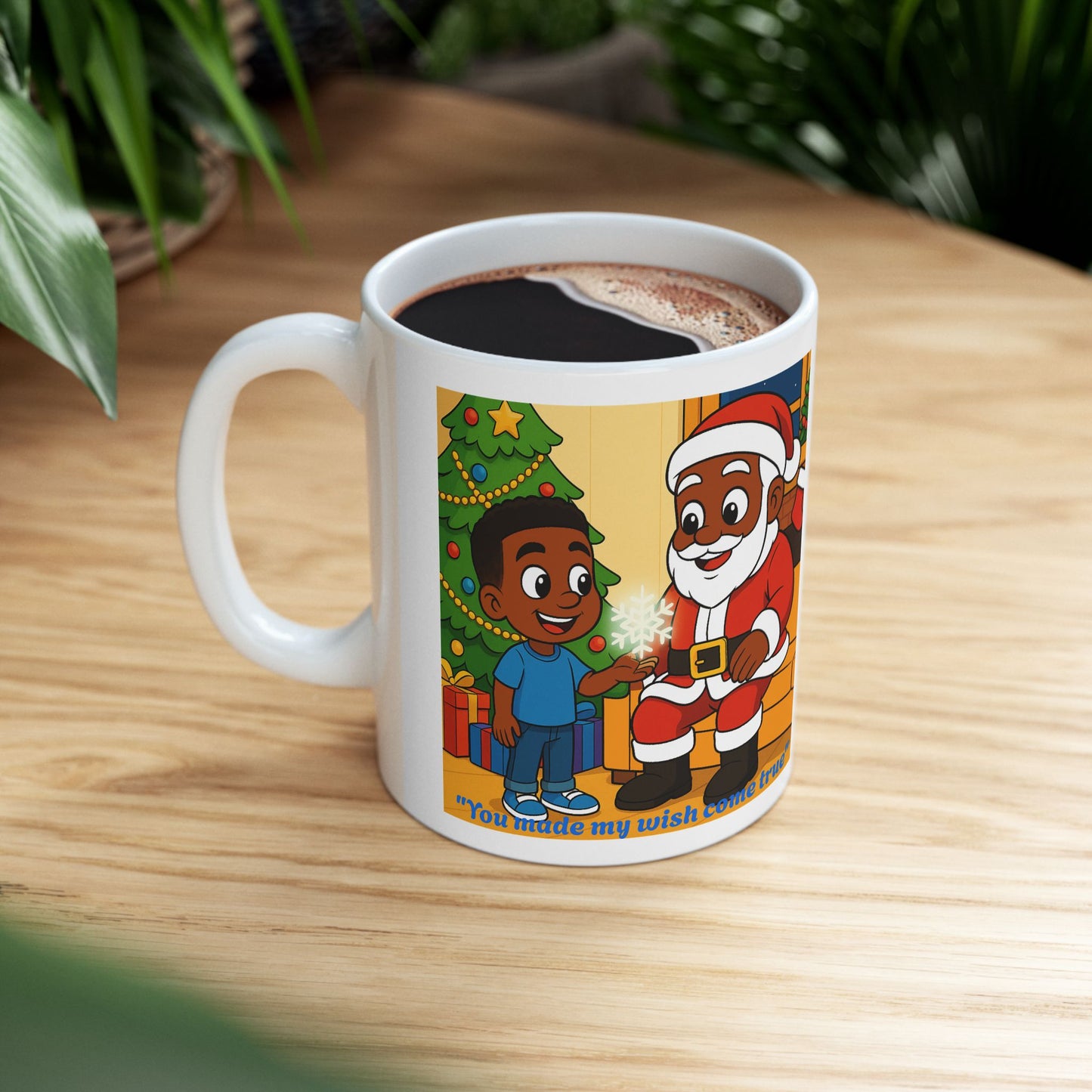 Shawn and the Christmas Wish Ceramic Mug — "You Made My Wish Come True" Holiday Mug (11oz)