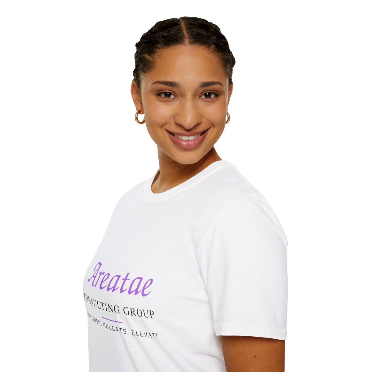Areatae Consulting Group T-Shirt — "Empower Educate Elevate" Corporate Logo Tee